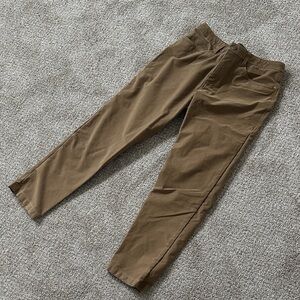 lululemon athletica Men's Tan Slim Chinos